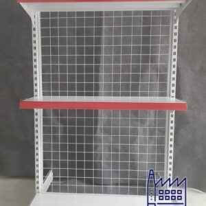 3-tier wire shelf D70xH120 cm