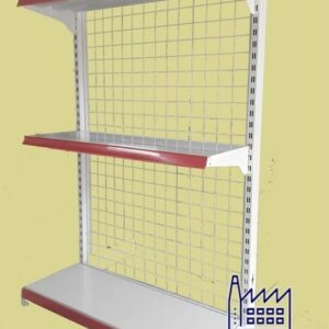 3-tier wire shelf D90 cm