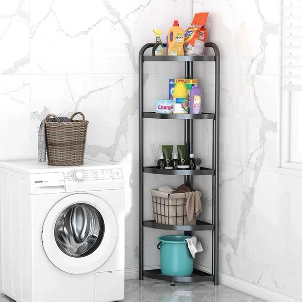 5-tier corner shelf W35xD51xH156 cm