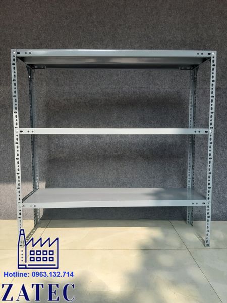 3-tier slotted angle rack