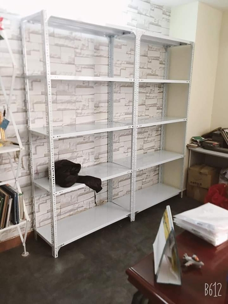 5-tier slotted angle rack