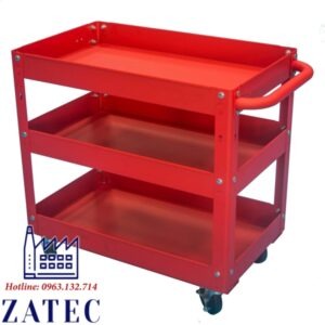 3-tray tool trolley