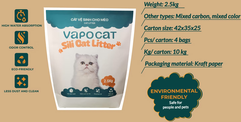 Eco-friendly cat litter