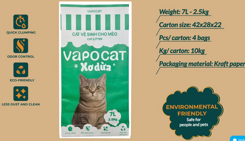 Eco-friendly cat litter