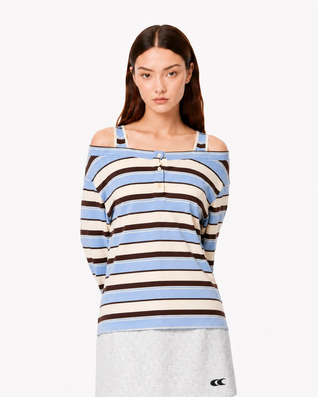 Cold shoulder top