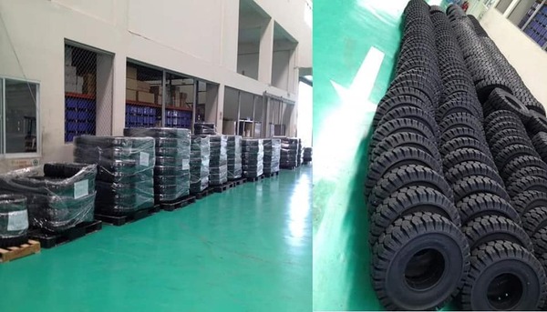 Forklift tire