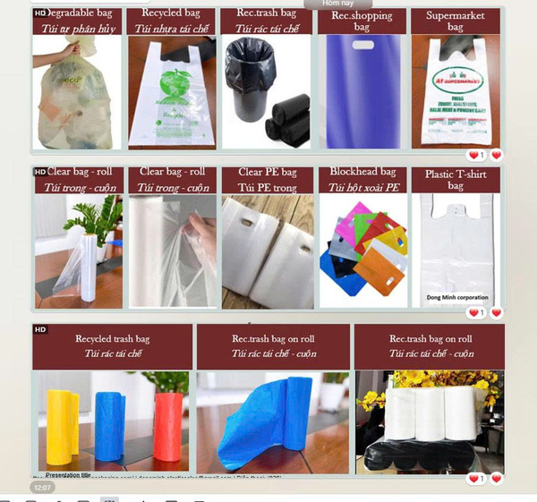 Plastic bags