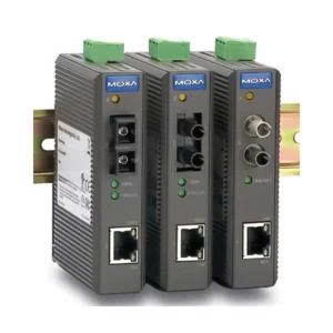 Industrial fiber media converter