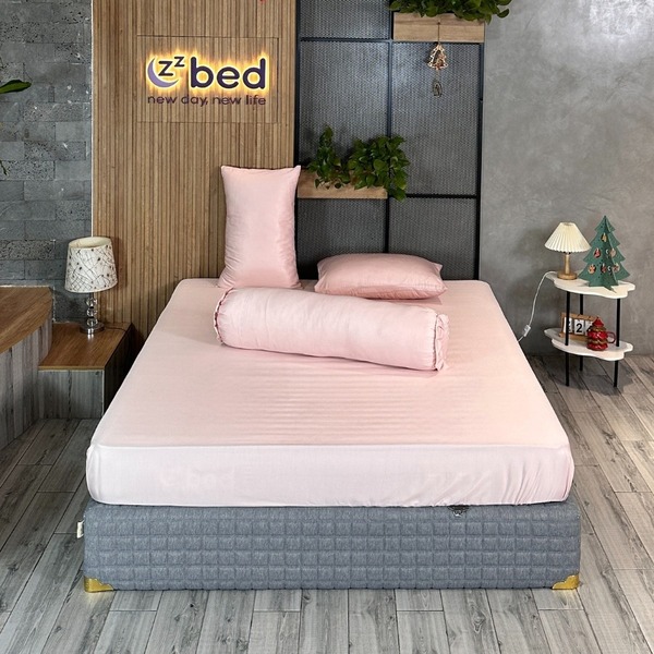 Zzbed Modal silk bedding set - Light pink (MD07)