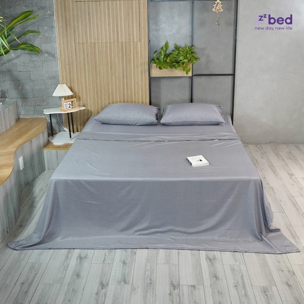 Zzbed Modal silk bedding set - Light grey
