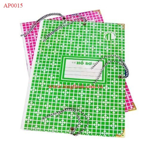 String tie file folder