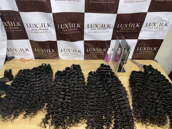 Raw and virgin human hair extensions