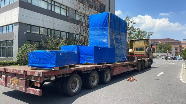 Container loading and shipping