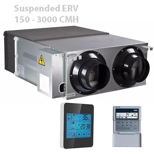 Ceiling-mounted ERV