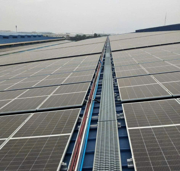 CK Foods - 728 kWp 3-phase grid-tied solar power system installation