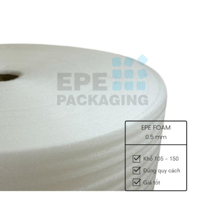 PE Foam film 0.5mm x 105cm x 600m