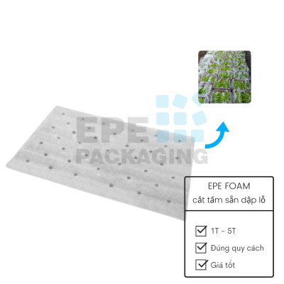 Perforated PE foam sheet 2.3mm