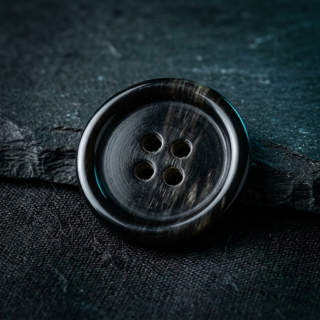 Shatter-Resistant Polyester Resin Buttons
