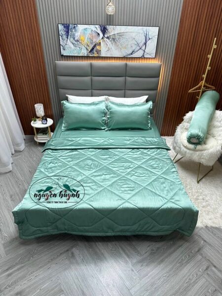 Faux silk bedding sets