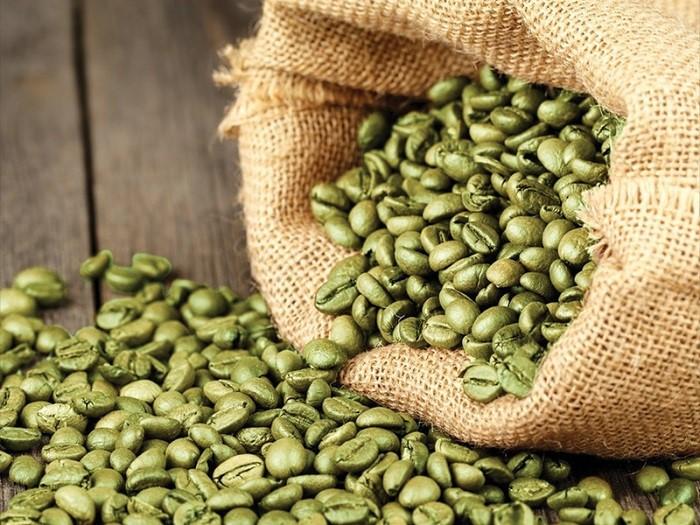 Green coffee beans