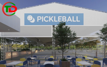 Pickleball court construction