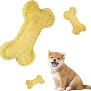 Loofah chew toy