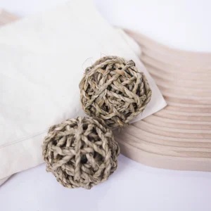 Woven seagrass ball
