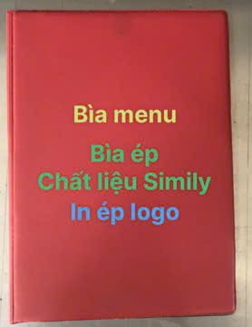 Simili menu covers