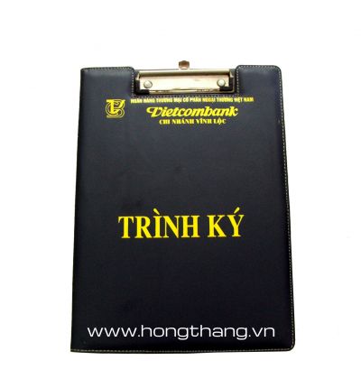 Clipboard with paper document