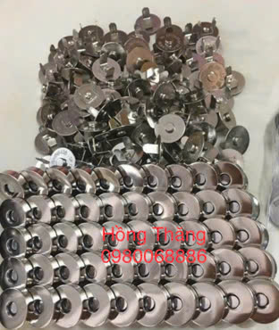 Snap fasteners for bags, handbags, notebooks