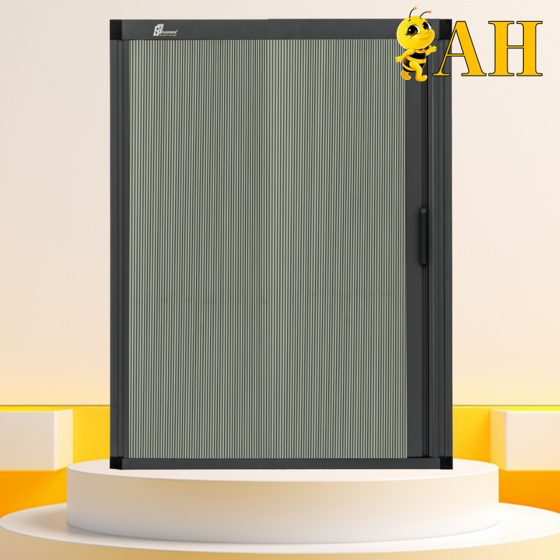 Tracked Door/Window with cellular shade
