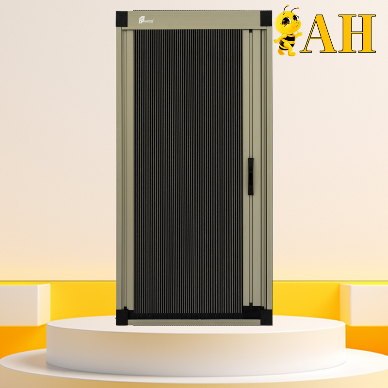 Tracked Door/Window with cellular shade