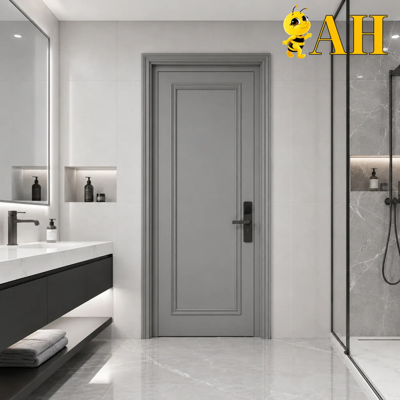 Xingfa Gray aluminum door