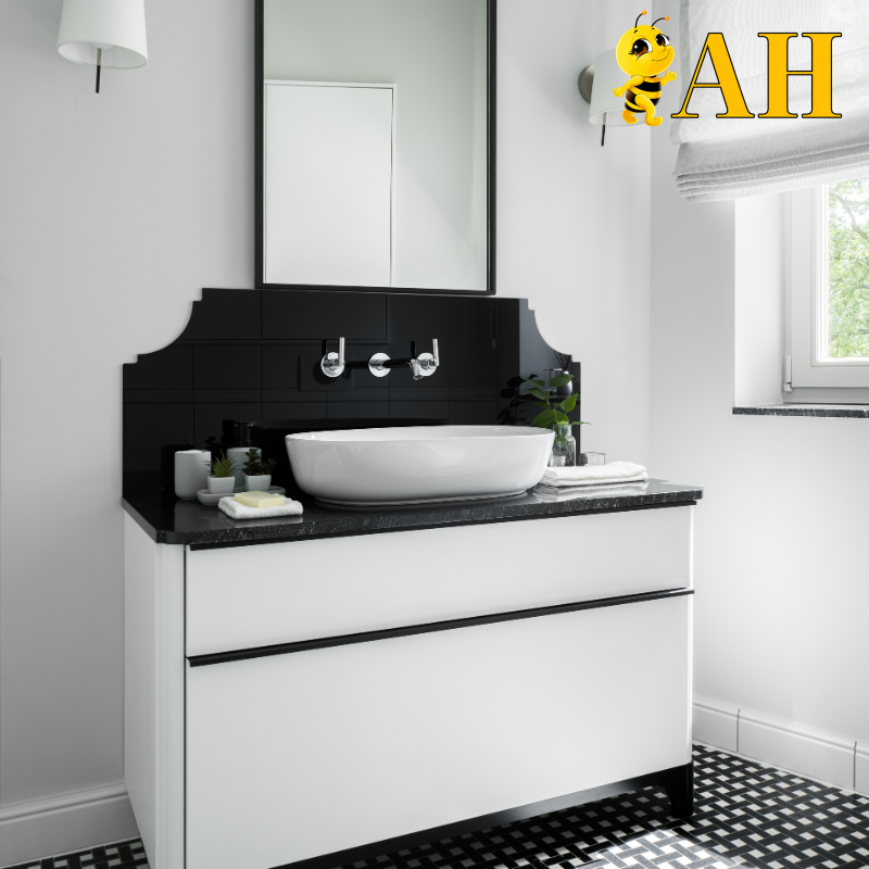 Vanity cabinet with drawers