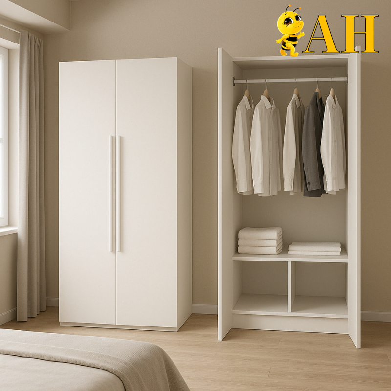 2 door wardrobe