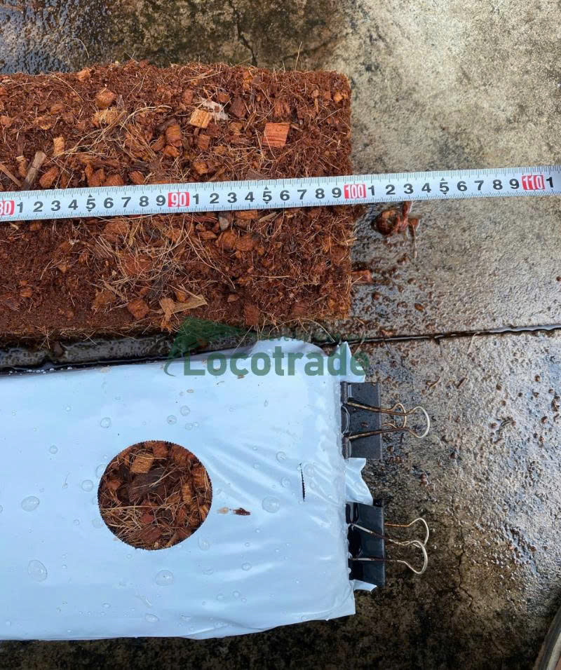 Coir grow bag slab