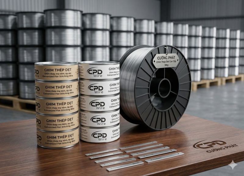 Galvanized flat stitching wire (3 types)