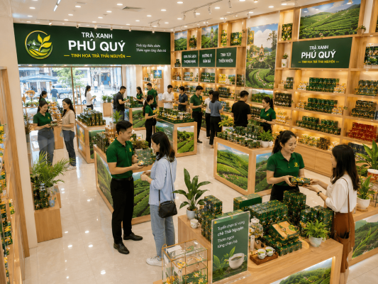 Thai Nguyen tea agency in Lam Dong
