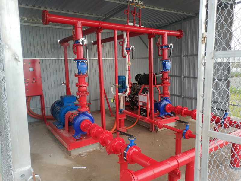 Fire pump for Freeland seafood processing factory