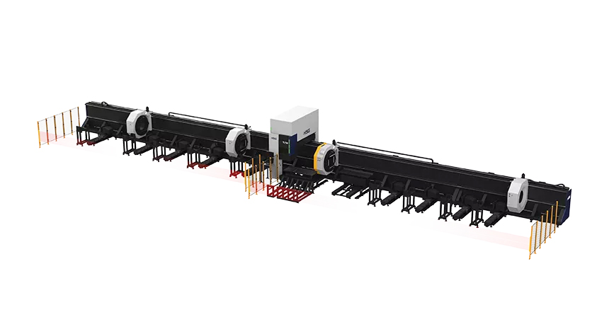 Full-track Heavy Duty Tube Beveling Fiber Laser Cutting Machine