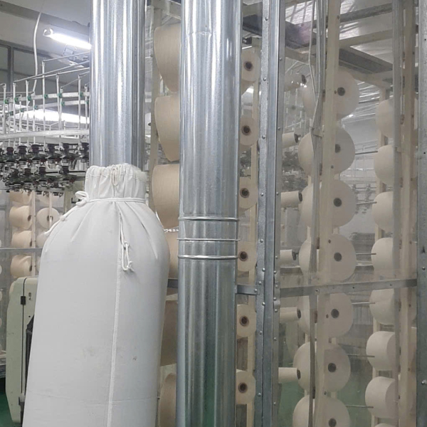 Textile factory dust collection system