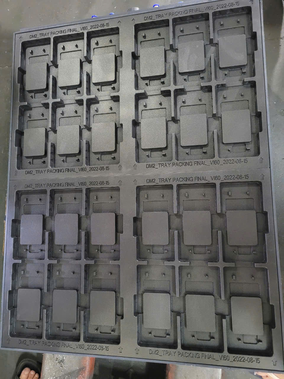 Vacuum formed plastic mold