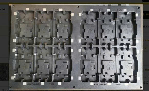 Vacuum formed plastic mold