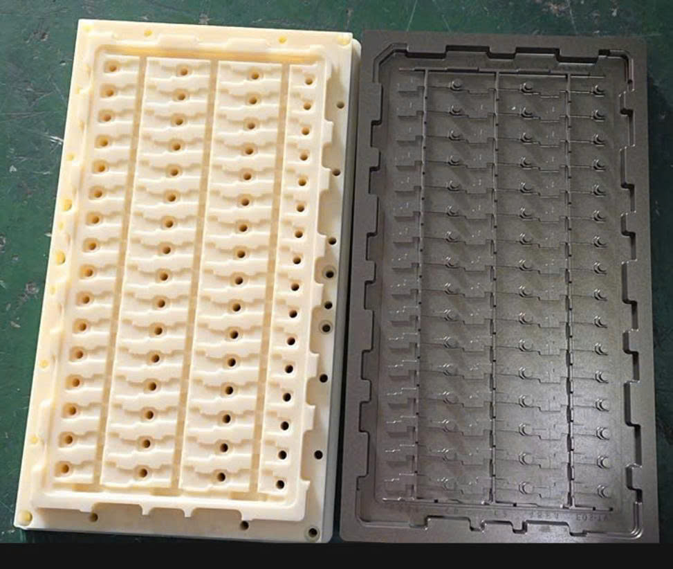 Vacuum formed plastic mold