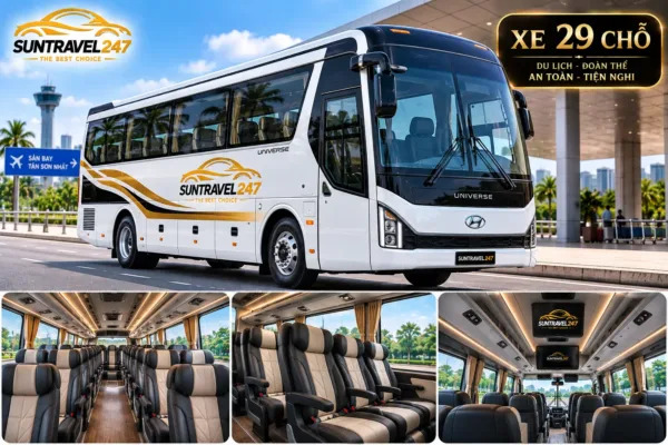 29-seater minibus rental service