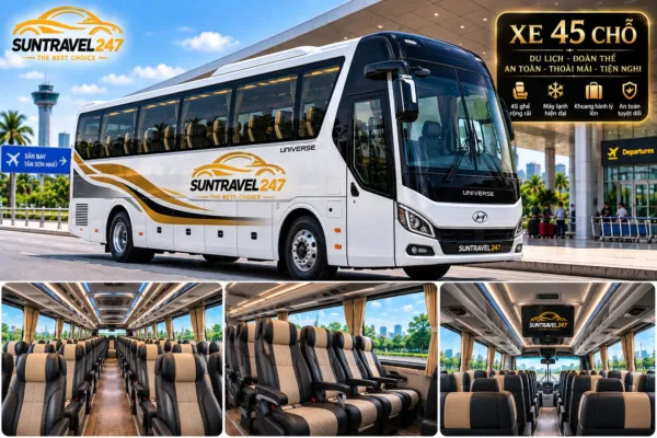 45-seater coach rental service