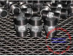 Galvanized double-threaded pipe clamp